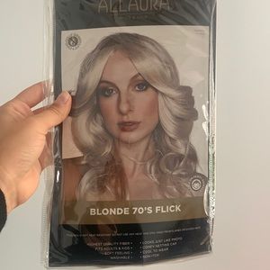 Allaura Halloween 70’s Blonde Wig